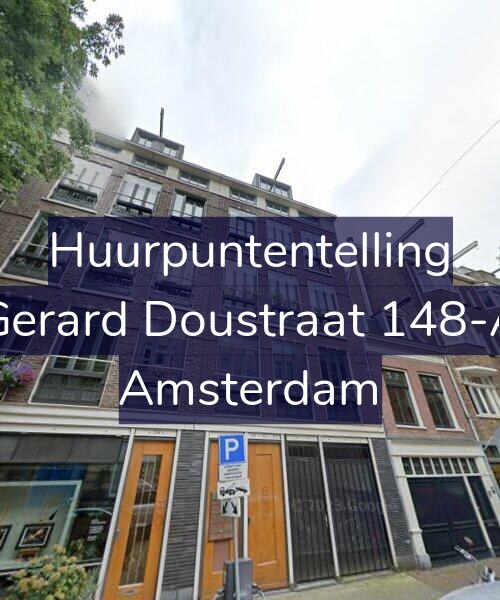 Foto gevel Huurpuntentelling voor Gerard Doustraat 148-A, Amsterdam