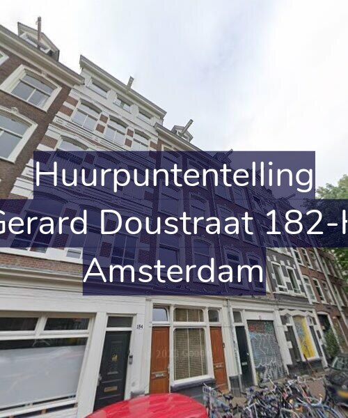 Foto gevel Huurpuntentelling voor Gerard Doustraat 182-H, Amsterdam