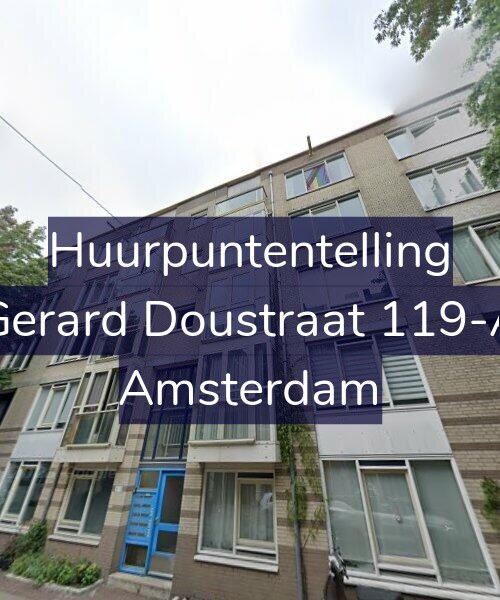 Foto gevel Huurpuntentelling voor Gerard Doustraat 119-A, Amsterdam