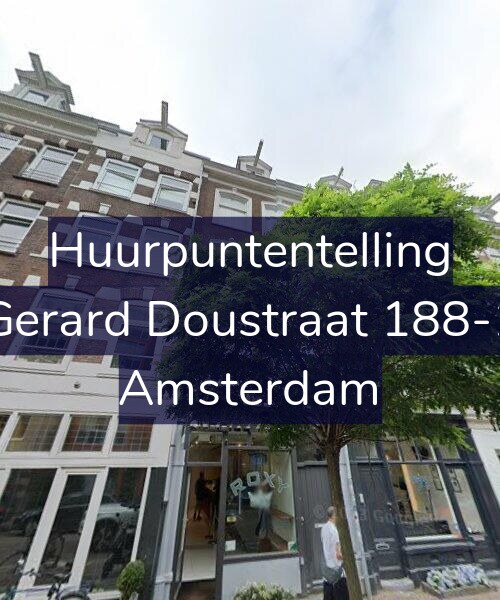 Foto gevel Huurpuntentelling voor Gerard Doustraat 188-1, Amsterdam