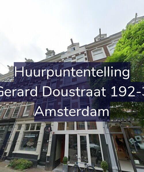 Foto gevel Huurpuntentelling voor Gerard Doustraat 192-3, Amsterdam