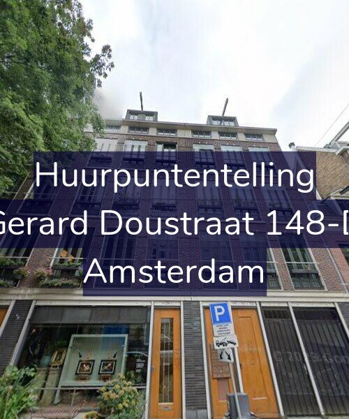 Foto gevel Huurpuntentelling voor Gerard Doustraat 148-D, Amsterdam
