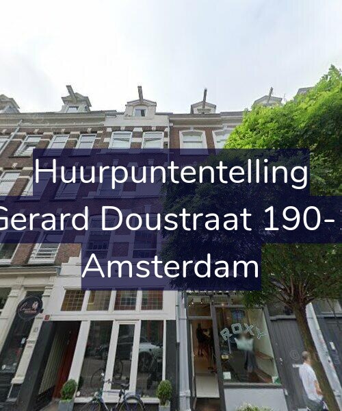 Foto gevel Huurpuntentelling voor Gerard Doustraat 190-1, Amsterdam