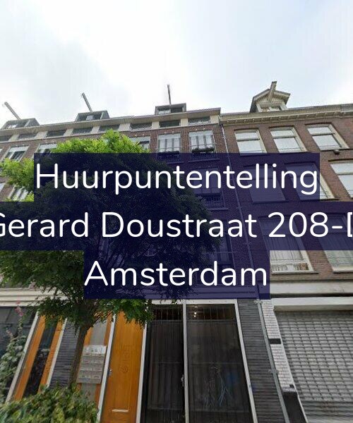Foto gevel Huurpuntentelling voor Gerard Doustraat 208-D, Amsterdam