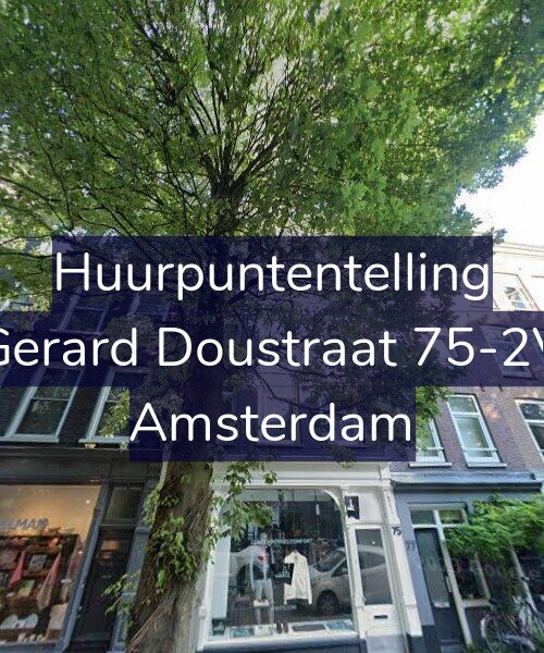 Foto gevel Huurpuntentelling voor Gerard Doustraat 75-2V, Amsterdam