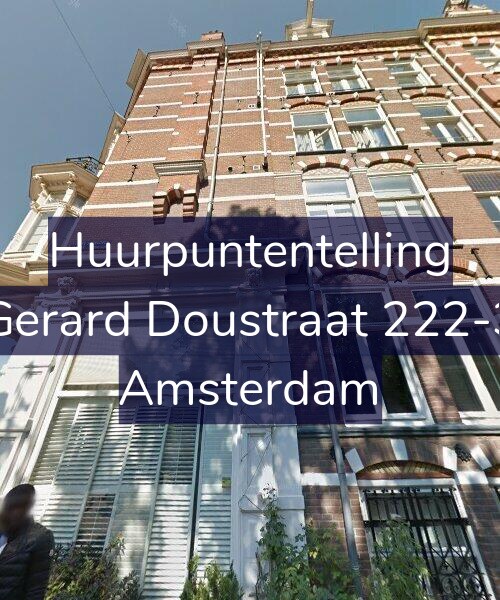 Foto gevel Huurpuntentelling voor Gerard Doustraat 222-3, Amsterdam