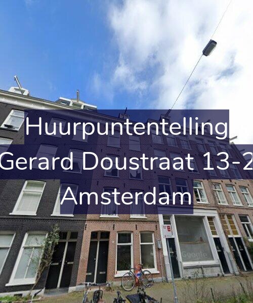 Foto gevel Huurpuntentelling voor Gerard Doustraat 13-2, Amsterdam
