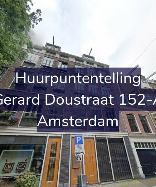 Foto gevel Huurpuntentelling voor Gerard Doustraat 152-A, Amsterdam