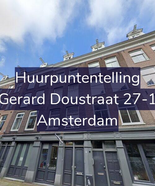 Foto gevel Huurpuntentelling voor Gerard Doustraat 27-1, Amsterdam