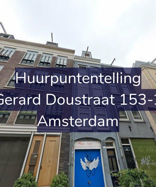 Foto gevel Huurpuntentelling voor Gerard Doustraat 153-2, Amsterdam
