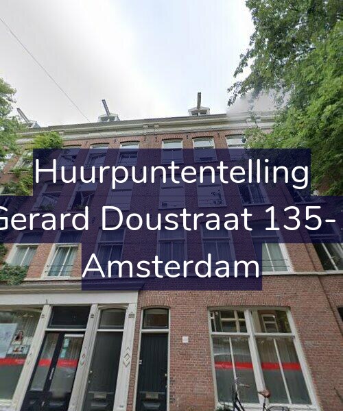 Foto gevel Huurpuntentelling voor Gerard Doustraat 135-1, Amsterdam