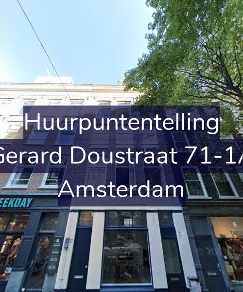 Foto gevel Huurpuntentelling voor Gerard Doustraat 71-1A, Amsterdam
