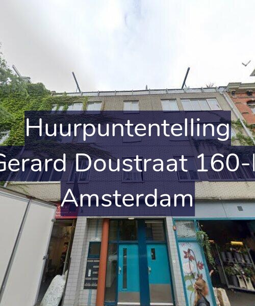 Foto gevel Huurpuntentelling voor Gerard Doustraat 160-E, Amsterdam