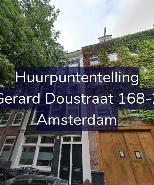 Foto gevel Huurpuntentelling voor Gerard Doustraat 168-2, Amsterdam