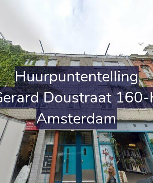 Foto gevel Huurpuntentelling voor Gerard Doustraat 160-H, Amsterdam