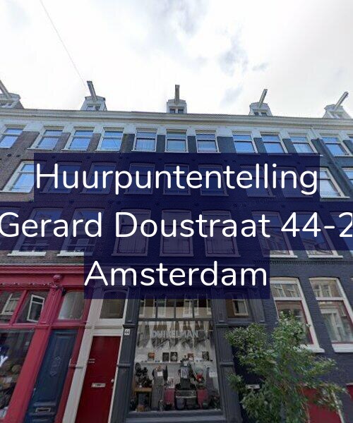 Foto gevel Huurpuntentelling voor Gerard Doustraat 44-2, Amsterdam