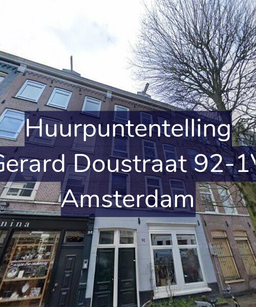 Foto gevel Huurpuntentelling voor Gerard Doustraat 92-1V, Amsterdam