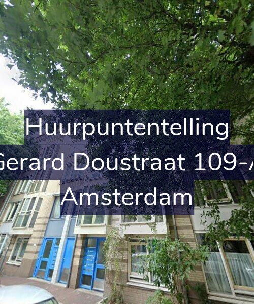 Foto gevel Huurpuntentelling voor Gerard Doustraat 109-A, Amsterdam