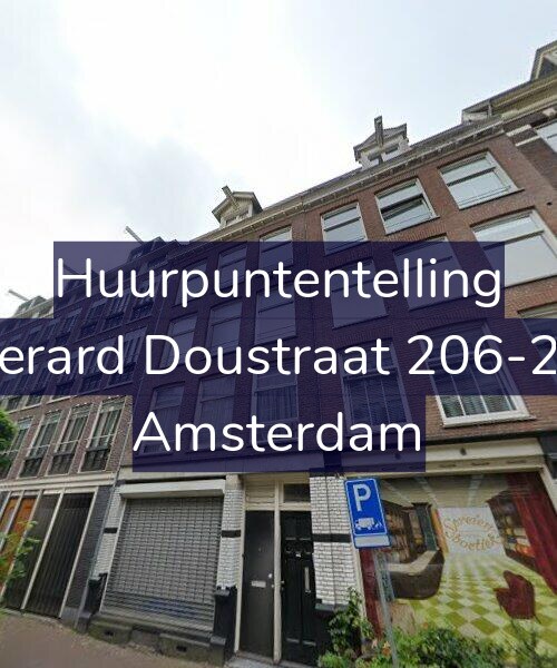Foto gevel Huurpuntentelling voor Gerard Doustraat 206-2V, Amsterdam
