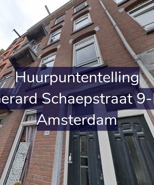 Foto gevel Huurpuntentelling voor Gerard Schaepstraat 9-H, Amsterdam