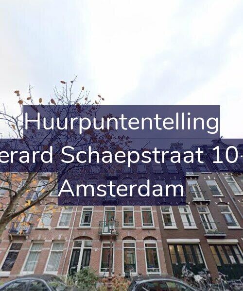 Foto gevel Huurpuntentelling voor Gerard Schaepstraat 10-2, Amsterdam