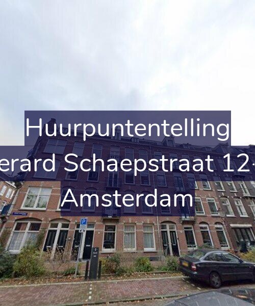 Foto gevel Huurpuntentelling voor Gerard Schaepstraat 12-1, Amsterdam