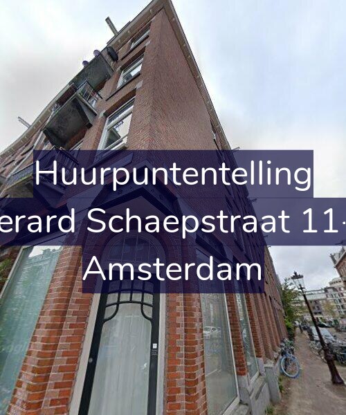 Foto gevel Huurpuntentelling voor Gerard Schaepstraat 11-1, Amsterdam
