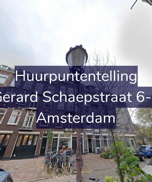 Foto gevel Huurpuntentelling voor Gerard Schaepstraat 6-1, Amsterdam