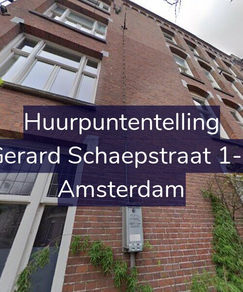 Foto gevel Huurpuntentelling voor Gerard Schaepstraat 1-3, Amsterdam