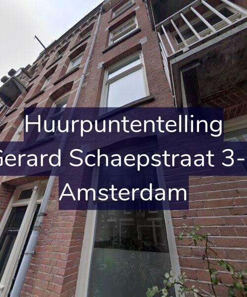 Foto gevel Huurpuntentelling voor Gerard Schaepstraat 3-1, Amsterdam