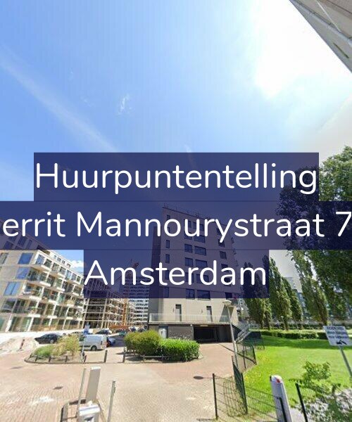 Foto gevel Huurpuntentelling voor Gerrit Mannourystraat 71, Amsterdam