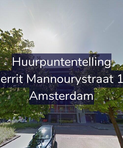 Foto gevel Huurpuntentelling voor Gerrit Mannourystraat 18, Amsterdam