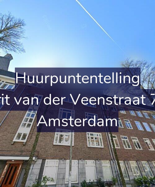 Foto gevel Huurpuntentelling voor Gerrit van der Veenstraat 71-2, Amsterdam