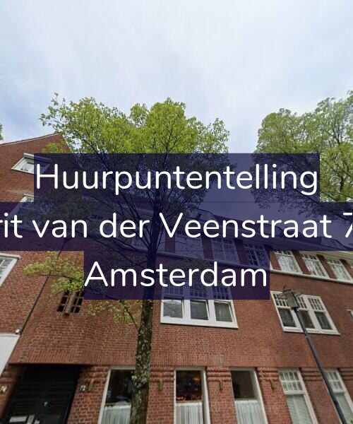 Foto gevel Huurpuntentelling voor Gerrit van der Veenstraat 72-2, Amsterdam