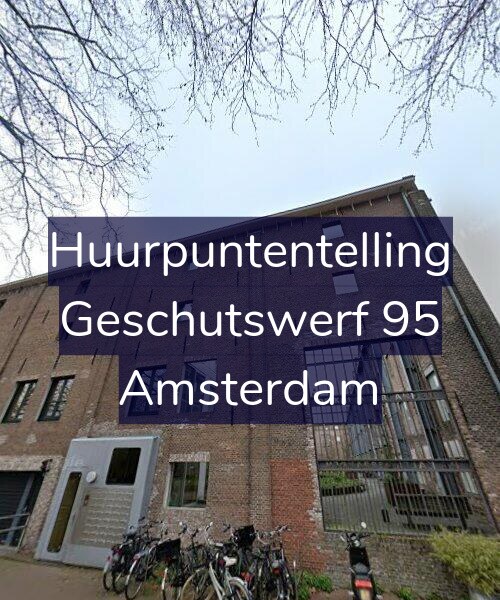 Foto gevel Huurpuntentelling voor Geschutswerf 95, Amsterdam