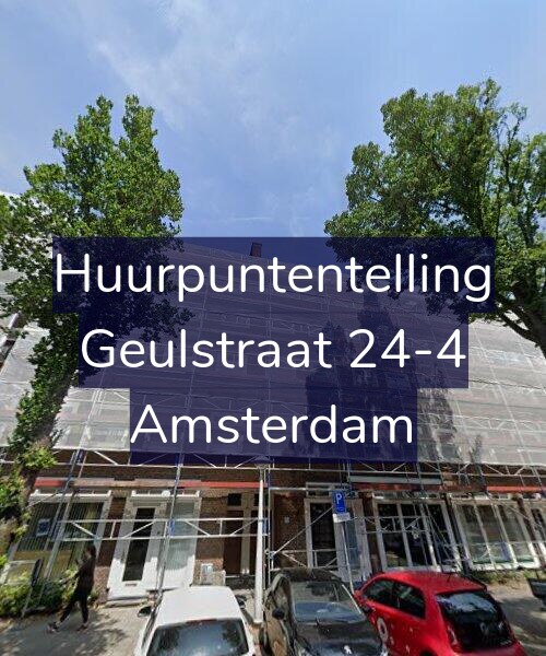 Foto gevel Huurpuntentelling voor Geulstraat 24-4, Amsterdam