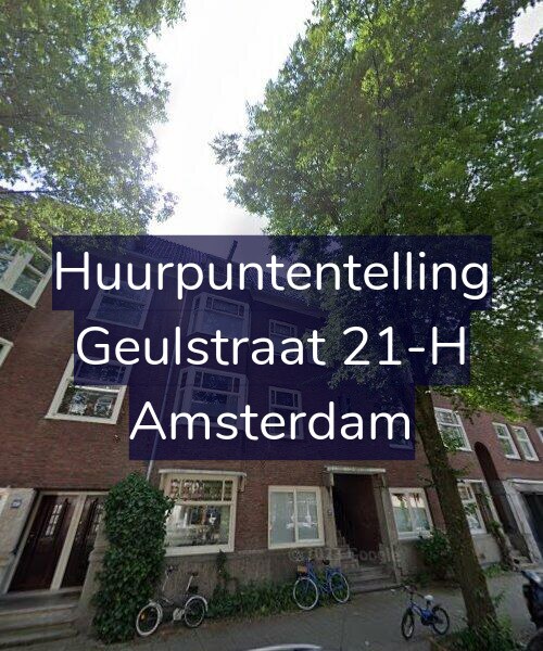 Foto gevel Huurpuntentelling voor Geulstraat 21-H, Amsterdam