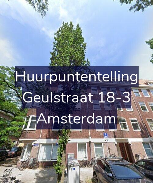 Foto gevel Huurpuntentelling voor Geulstraat 18-3, Amsterdam