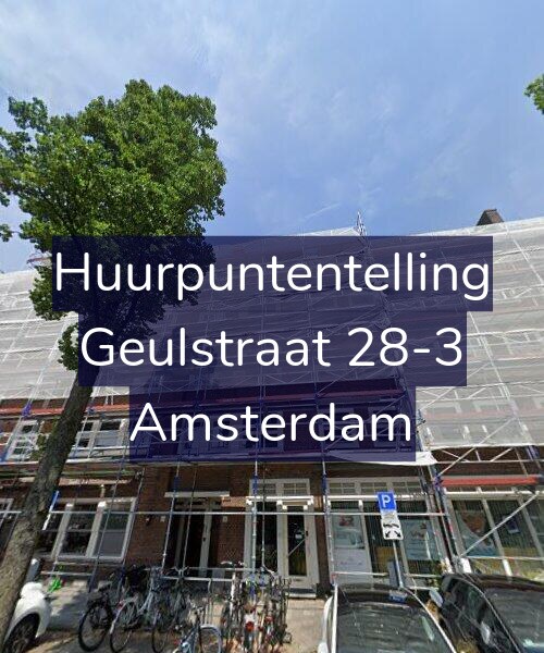 Foto gevel Huurpuntentelling voor Geulstraat 28-3, Amsterdam