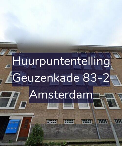Foto gevel Huurpuntentelling voor Geuzenkade 83-2, Amsterdam