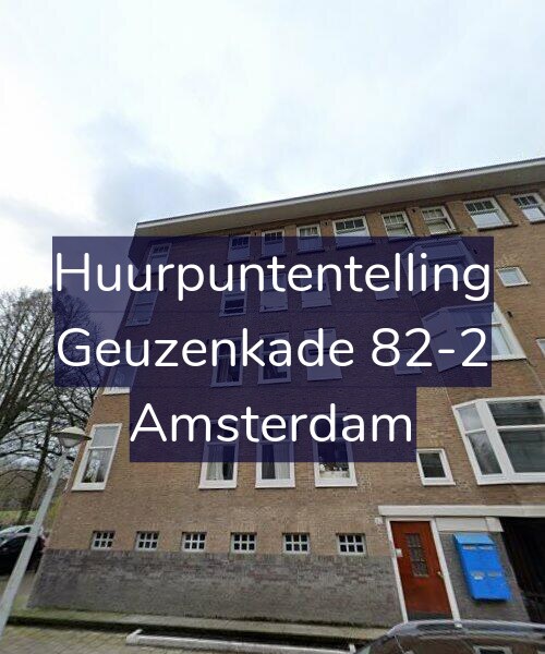 Foto gevel Huurpuntentelling voor Geuzenkade 82-2, Amsterdam