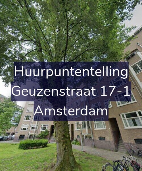 Foto gevel Huurpuntentelling voor Geuzenstraat 17-1, Amsterdam