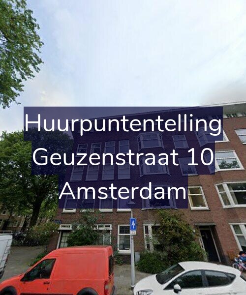 Foto gevel Huurpuntentelling voor Geuzenstraat 10, Amsterdam