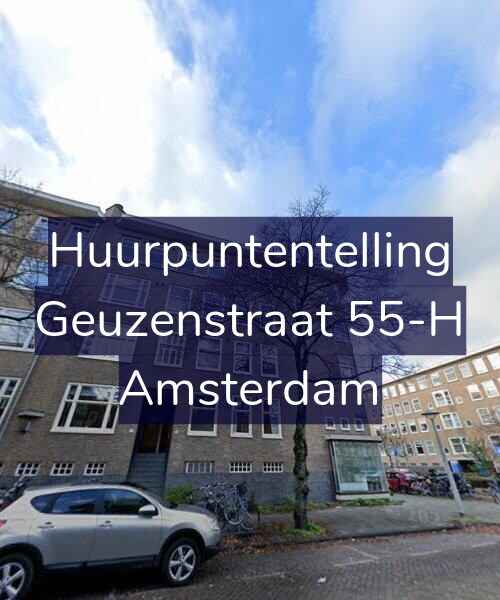 Foto gevel Huurpuntentelling voor Geuzenstraat 55-H, Amsterdam