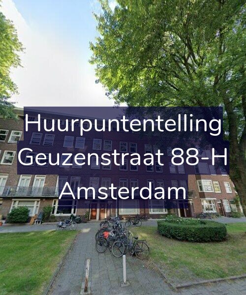 Foto gevel Huurpuntentelling voor Geuzenstraat 88-H, Amsterdam