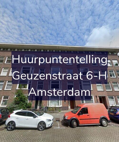 Foto gevel Huurpuntentelling voor Geuzenstraat 6-H, Amsterdam