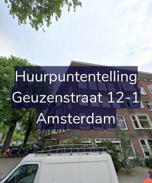 Foto gevel Huurpuntentelling voor Geuzenstraat 12-1, Amsterdam