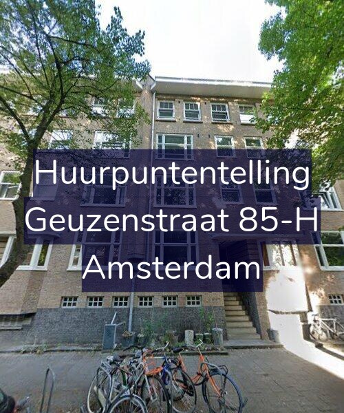 Foto gevel Huurpuntentelling voor Geuzenstraat 85-H, Amsterdam