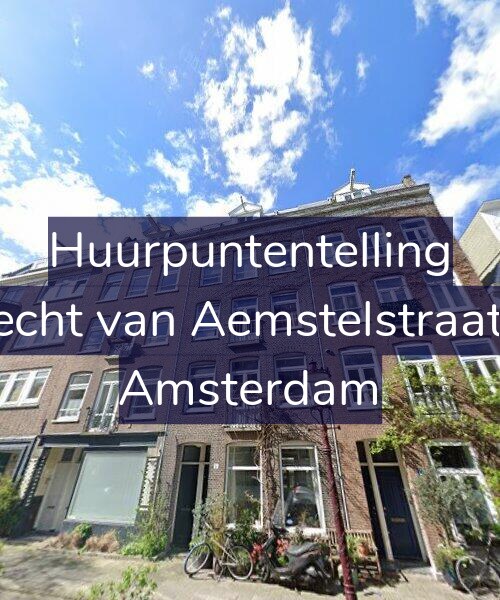 Foto gevel Huurpuntentelling voor Gijsbrecht van Aemstelstraat 3-AH, Amsterdam