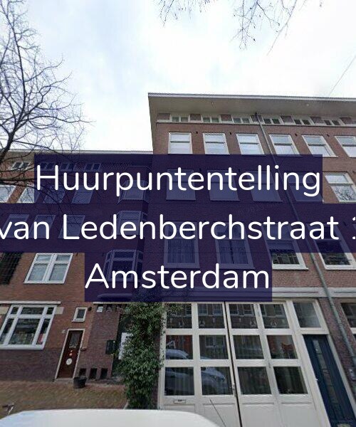 Foto gevel Huurpuntentelling voor Gillis van Ledenberchstraat 128-3, Amsterdam